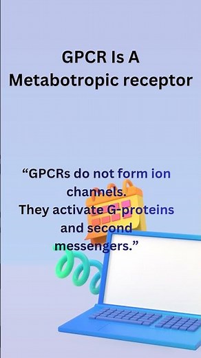 Ionotropic or Metabotropic? 🤔Here’s how GPCRs really work.#GPCR#CellSignaling#LifeScience