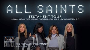 TESTAMENT TOUR TICKETS ON SALE NOW! gigst.rs/allsaints | All Saints
