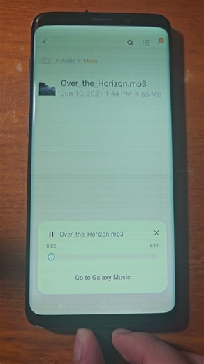 Samsung Galaxy S9+ Over the Horizon has battery empty! #shorts