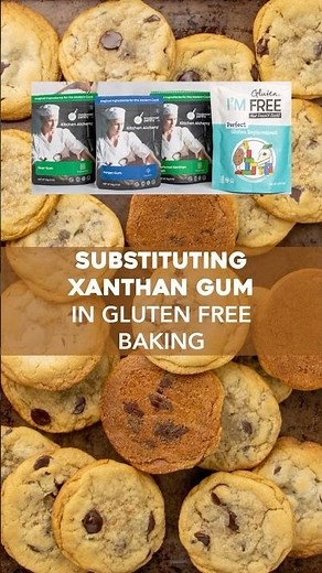 Xanthan gum substitutes for gluten free baking #glutenfreerecipes #bakingtips