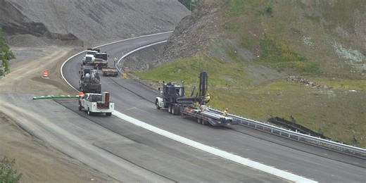 Route 58 widening project 70% complete in Patrick County