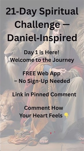 Day 1: Seek God Like Daniel – Journey Starts Today #SeekGodWithDaniel #DanielPrayerChallenge