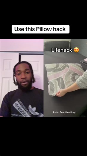Pillow hack #lifehacks | Jeffrey Franklen Thomas