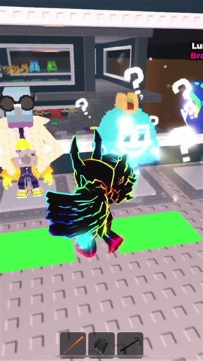 I’m so lucky 🍀 opening a mythic lucky block￼