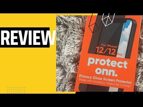 Review for onn. Privacy Glass Screen Protector for iPhone