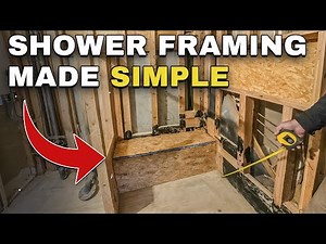 The Correct Way to Frame a Shower for Hot Mop and Tile Installation