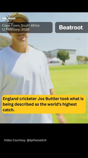 England cricketer Jos Buttler took what is being described as the world’s highest catch. Height: 122 metres Location: Cape Town How: A drone dropped the ball from above To put it in perspective, 122 metres is roughly the height of a 40-storey building. | Faye D'Souza