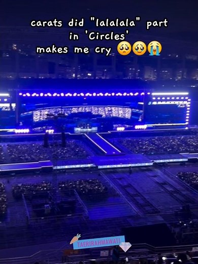 carats singing "lalalala" part in 'Circles' makes me cry 🥺🥹😭 #seventeen #carat
