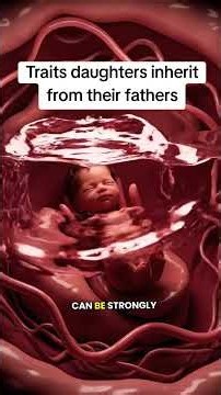 Dad's DNA-WHAT DOES A DAUGHTER INHERIT?#humanbody #biology#shorts#genetics
