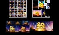 Mix of 4 videos from youtube : All 20th Century Fox Logos Played At Once V2