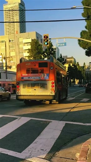 55 leaving the bus stop bus number #6085