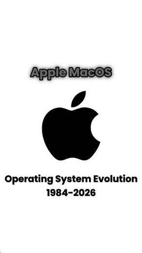 Apple MacOS Evolution 1984-2026 #apple #macos #macosevolution #macos_efp