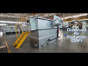 Our dissolved air flotation(DAF) units efficiently separate suspended solids