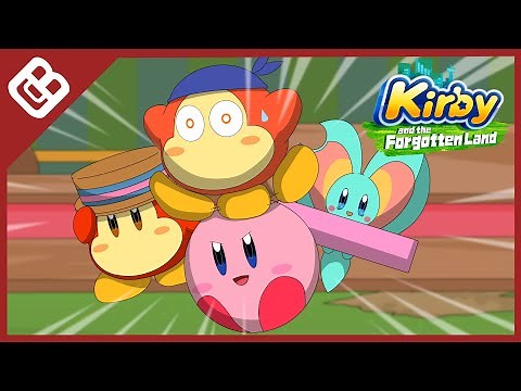 Kirby Tilt-and-Roll | Kirby Forgotten Land Animation