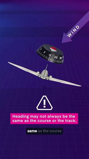 The Difference Between Course, Heading, and Track | Pilot Institute Airplanes