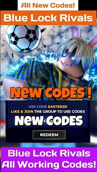 New Blue Lock Rivals Codes - 2025 New Codes For Blue Lock Rivals Codes!