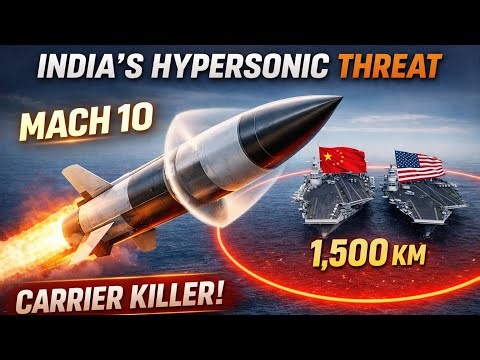 India’s Mach 10 Hypersonic Glide Missile Shocks US & China | Carrier Killer Explained
