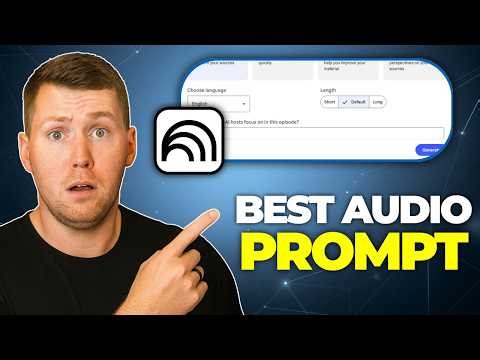 Best NotebookLM Audio Prompts - Beginners Guide