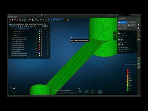 MSC APEX - Tutorial 06 Element Quality Check and FEM Edit