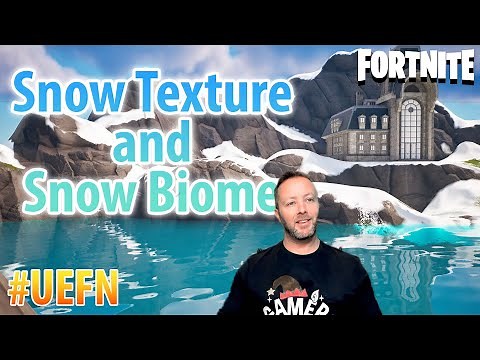 The BEST WAY To Make Snow Texture And Snow Biome In UEFN
