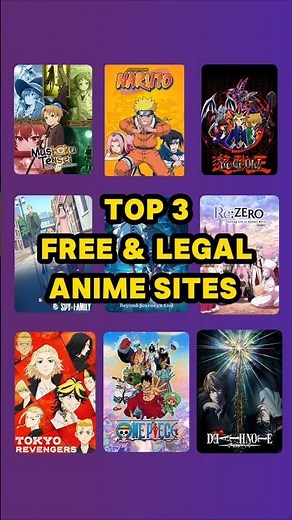 3 BEST FREE Anime Websites 2026 (Legal)