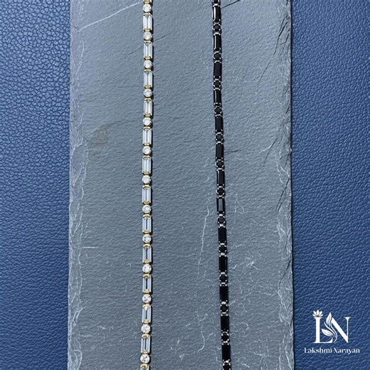 Black and Clear Stone Tennis Bracelet Set – Gold and Silver Tone - Etsy