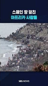 African Migrants Storm Spanish Territory #shorts