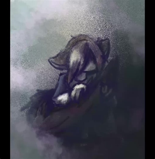 Not great how much stuff I drew last spring still feels relevant. Practicing mood and color schemes. Layering texture and color until things come together. #art #speedpaint #catboy #sona #smallartist