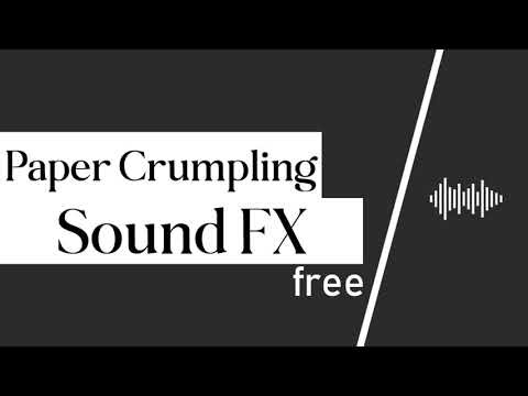 Paper Crumpling Sound Effect - Free