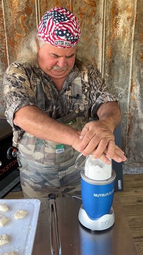 Making powdered sugar for my beignets! | Bruce Mitchell