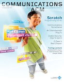 Scratch: programming for all: Communications of the ACM: Vol 52, No 11