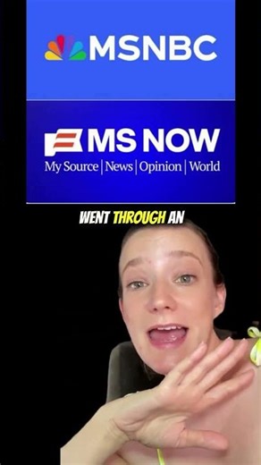 MSNBC is officially changing its name to MS NOW (My Source News Opinion World) and dropping the