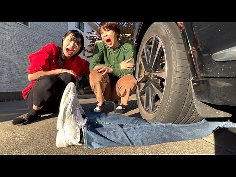 妹がドッキリ100回を24時間仕掛けたら車に轢かれた。家族喧嘩