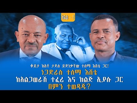የባለቅኔው ምስጢራዊ መልእክቶችና መሪር መዘዞቻቸው… ቆይታ ከአቶ ታደለ ይድነቃቸው ተሰማ እሸቴ ጋር! ክፍል - 1 ‪@endalegetamultimedia‬