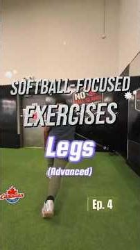 Leg Exercises for Softball Players (Advanced) - EP 4 #baseball #softball #mlb #fitness #gym