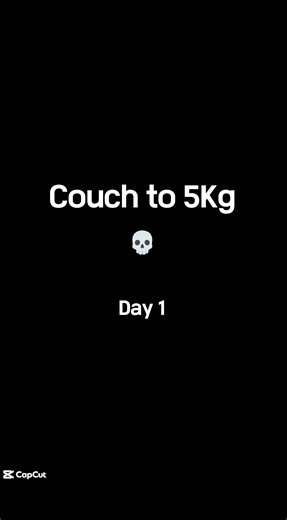 Couch to 5kg. Misunderstood the challenge! Couch to 5k.