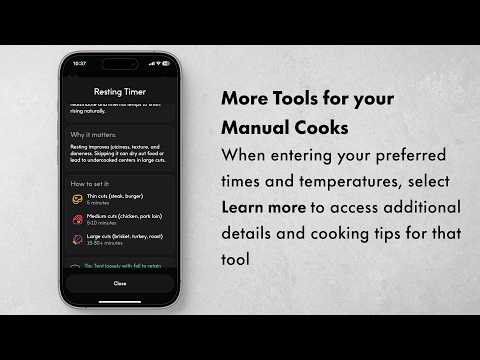 Manual Mode Learning Tools Explained | Chef iQ App Feature Breakdown