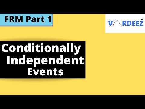 Conditionally Independent Events | FRM Part 1 | Fundamentals of Probability Chapter