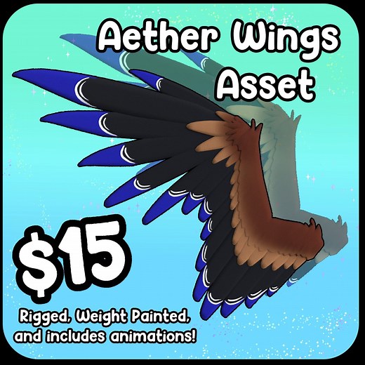 Aether Wings Asset — Art by Neffertity