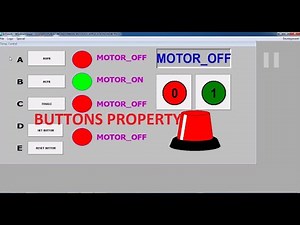 BUTTONS PROPERTY IN INTOUCH SCADA SOFTWARE TUTORIAL PART:9