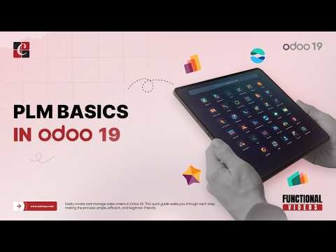 PLM Basics in Odoo 19 | Odoo 19 Features & Tips | Odoo 19 Functional Tutorials