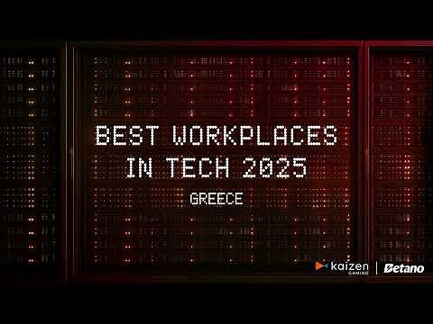 Kaizen Gaming Recognized as one of the Best Workplaces in Tech in Greece 2025
