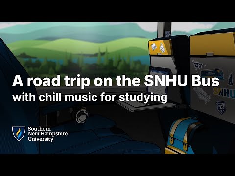 A Road Trip on the SNHU Bus 🛣️ Chill Lo-fi Music for Studying | Study with SNHU