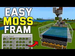 EASY & EFFICIENT Moss Farm Minecraft Bedrock 1.21 (Bedrock,MCPE,PS,Xbox)