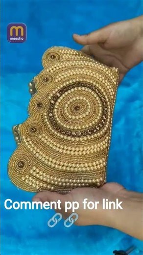 Fully embroided clutch purse @meeshoapp#meesho#clutch#fashion#meeshofashion