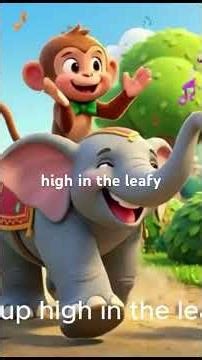 The Animal Parade 🐘🐒🐰 | Fun Nursery Rhyme & Kids Song (3D Animation) #3danimation #nurseryrhymes