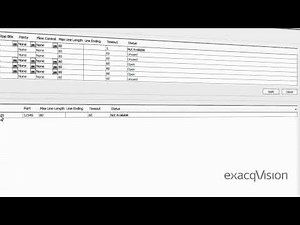 Serial Port Setup, exacqVision