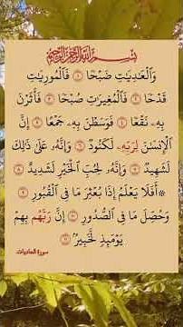 Surah Al-Adiyat | Powerful & Emotional Quran Recitation | Omar Hisham #اسلام #تلاوت