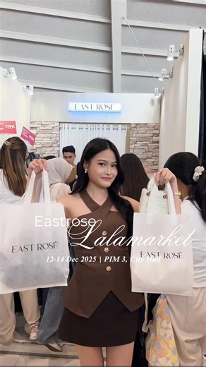 EAST ROSÉ on Instagram: "THE BIGGEST SAMPLE & DEFECT SALE 🥳 Tops, bottoms and dresses 119k for 2 pcs and ALL JEANS for 119k 💖 Grab yours at @lalamarket.id on 12-14 December 2025. See you there bestie!"