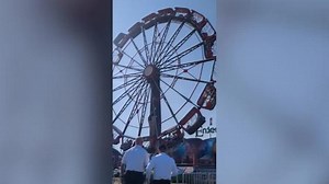 Florida fairgoers left upside down after malfunction